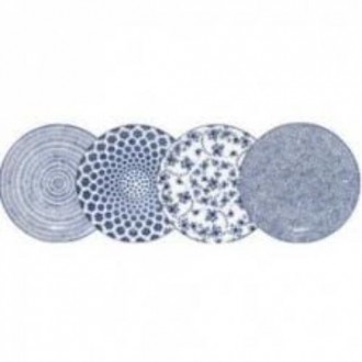 VAJILLA PORCELANA 12 PIEZAS AZUL 691700