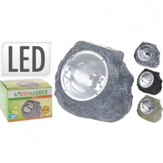 PIEDRA SOLAR RESINA 4 LED SURTIDOS DT4250020