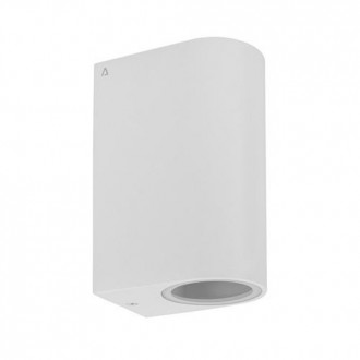 APLIQUE DE PARED 2XGU10 150MM IP54 BLANCO