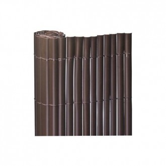 CAÑIZO MEDIA CAÑA PLASTICANE PVC 2X3M MARRON