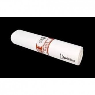 BOLSA BASURA BLANCA 53X60 GALGA 70 30L (ROL-25)