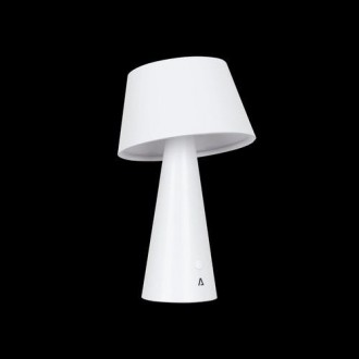 LAMPARA DE MESA SOLAR 500LM 4000K IP44 BLANCA