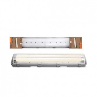 PANTALLA ESTANCA ESSENTIAL 60CM 2X7W 840