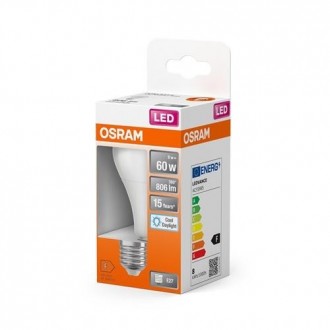 BOMBILLA LED STANDAR 8.5W/865 E27 FRIA