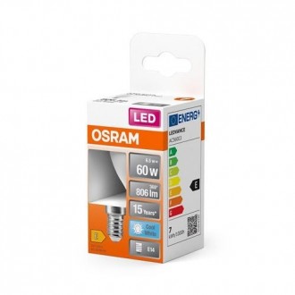 BOMBILLA LED ESFERICA 7W/840 E14 NEUTRA
