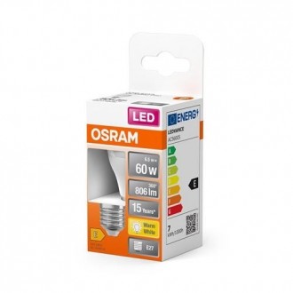 BOMBILLA LED ESFERICA 7W/827 E27 CALIDA