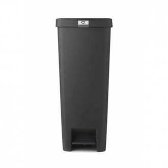 CUBO DE PEDAL 40 LITROS NEGRO 800023