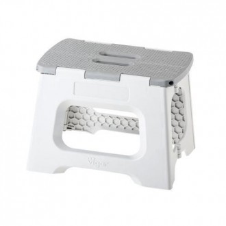 TABURETE COMPACT PLEGABLE 23CM GRIS 8921