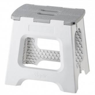 TABURETE 32CM COMPACT PLEGABLE GRIS 8917