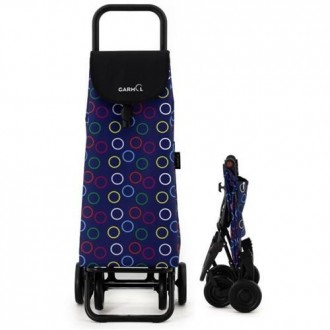CARRO COMPRA G4P POP ESTAMPADO 55L. PLEGABLE