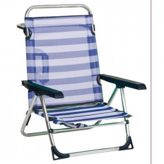 SILLA PLAYA FIBRELINE CON ASA  ALUMINIO 606ALF-56