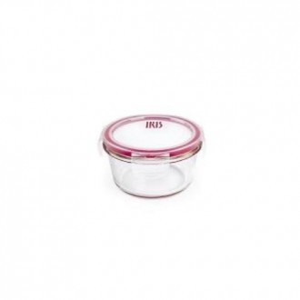 CONTENEDOR REDONDO VIDRIO 410 ML. 8607-V