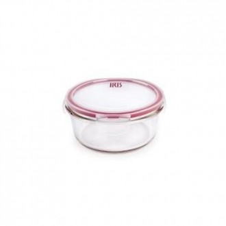 CONTENEDOR REDONDO VIDRIO 840 ML. 8609-V