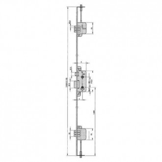 CERRAD.SEGUR.8920-80 AL YL6 70 M3 CERRADERO LARGO