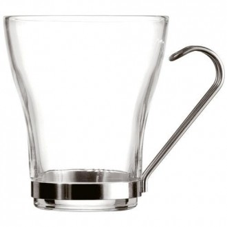 JUEGO 3 TAZAS CAFÉ 11CL CON ASA ACERO INOX 3359137