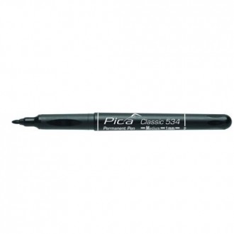 MARCADOR PERMANENTE PICA CLASSIC BALA NEGRO