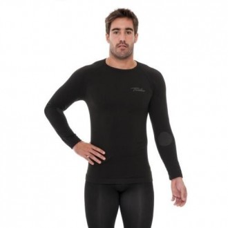 CAMISETA THERMOLITE MANGA LARGA NEGRO L
