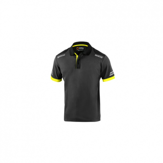 POLO TOLEDO M/CORTA GRIS AMARILLO T-L