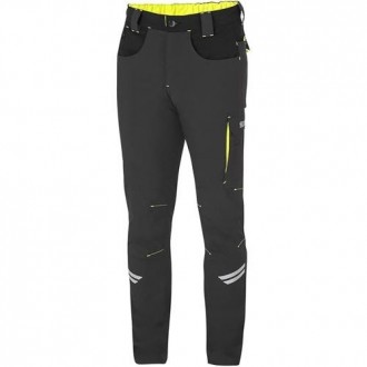PANTALON KANSAS LIGHT TECH GRIS/AMARILLO T-3XL