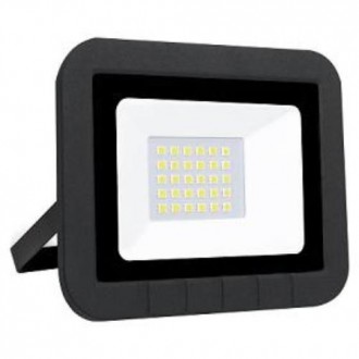 PROYECTOR LED PLANO NEGRO 20W. FRIA  24517