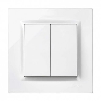 DOBLE CONMUTADOR BLANCO. SERIE 10 F1090397030