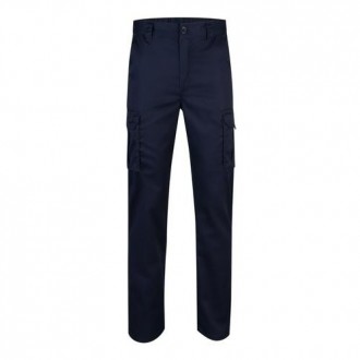 PANTALON STRETCH COLOR AZUL NAVY TALLA 40 103002