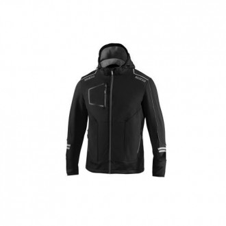 CHAQUETA TECNICA SOFT-SHELL TECH YORK NEGRA T.S