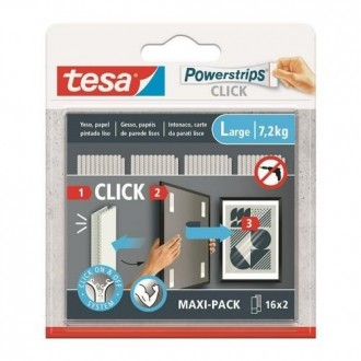 TIRAS CUELGA CUADROS POWERSTRIPS CLICK 16X2 GRANDE