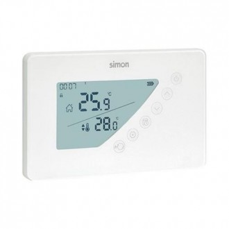TERMOSTATO DIGITAL PROGRAMABLE SEMANAL BLANCO