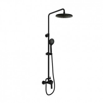 CONJUNTO DUCHA MONOMANDO EXTENSIBLE GO 2 NEGRO