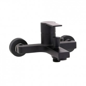 GRIFO DE BAÑO-DUCHA MONOMANDO GO 2 NEGRO MATE