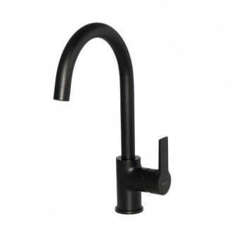 GRIFO DE COCINA MONOMANDO 270MM GO 2 NEGRO MATE
