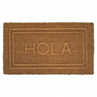 FELPUDO COCO PRENSADO HOLA BORD NATURAL 40X70