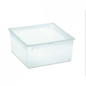 CAJA ORDENACION LIGHT BOX M 12 L. TRANSPARENTE