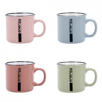 TAZA CERÁMICA COLOR SURTID 8CL ENERGY QUID 5428051