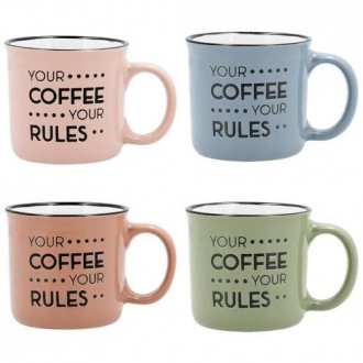 TAZA CERÁMICA COLOR SURTIDO 12CL ENERGY QUID