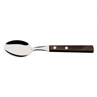 CUCHARA MESA ACERO INOX MANGO MADERA 29810171