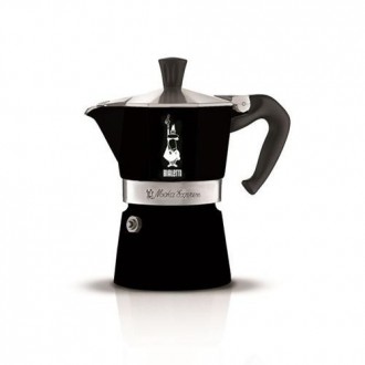 CAFETERA ITALIANA MOKA EXPRESS NEGRO 3 TAZAS