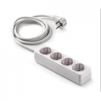 BASE 4 TOMAS/TOMA TIERRA CABLE 1.5 M. 9/504