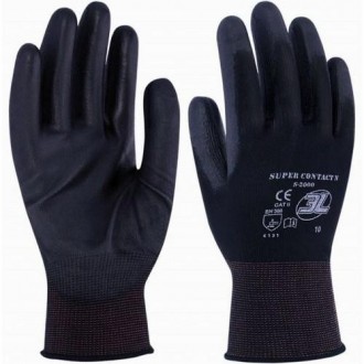 GUANTE SUPERCONTACT N NEGRO TALLA 7 SC-2000