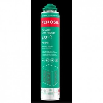 ESPUMA POLIURETANO ULTRA RAPIDA 123 PISTOLA 870ML