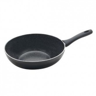 WOK ALUMINIO FORJADO NATIVA 28CM