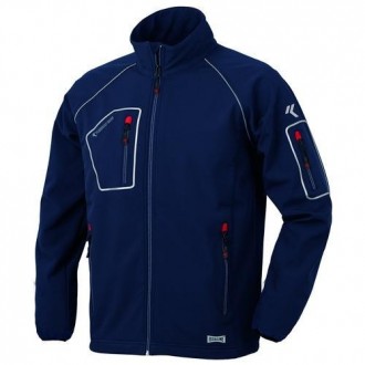 CHAQUETA JUST SOFTSHELL AZUL T.M 04515NB-040