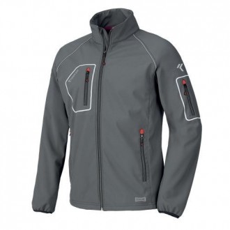CHAQUETA JUST SOFTSHELL GRIS T.L 04515NB-080