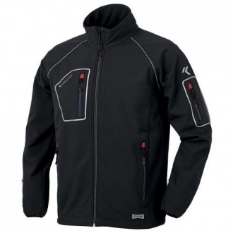CHAQUETA JUST SOFTSHELL NEGRO T.M 04515NB-060