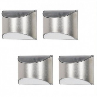 PACK 4 APLIQUES SOLARES LED EXTERIOR PARED 61581