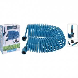 MANGUERA DE RIEGO 10M 11MM AZUL/GRIS