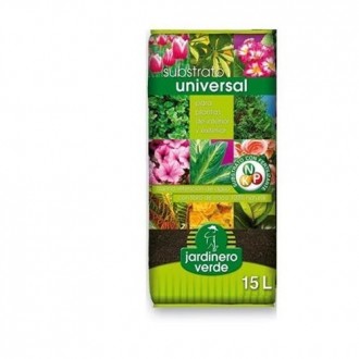 SUBSTRATO UNIVERSAL JARDINERO VERDE 15L.