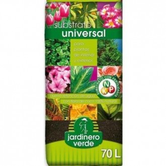 SUBSTRATO UNIVERSAL JARDINERO VERDE 70L.