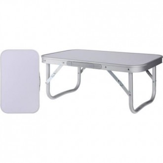 MESA PLEGABLE CAMPING BLANCA 56x34x24CM